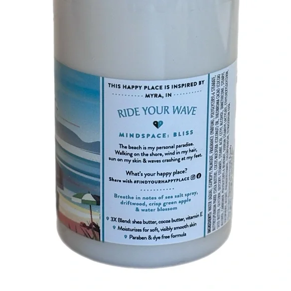 Sunkissed Ocean Waves Body Lotion - Find Your Happy Place - Picture 5 of 5